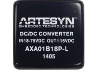 AXA 20W 단일 출력 18-75V Vin 시리즈